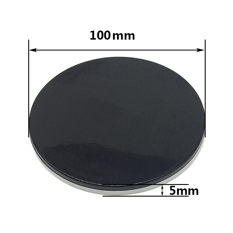 Stereo Microscope White Black Working Board Bottom Working Stage Round Plastic