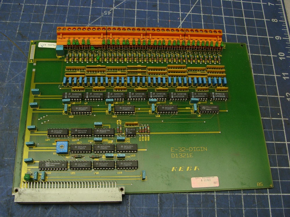 LOT OF 2 KEBA D1321E E-32-DIGIN DIGITAL INPUT CONTROL BOARDS