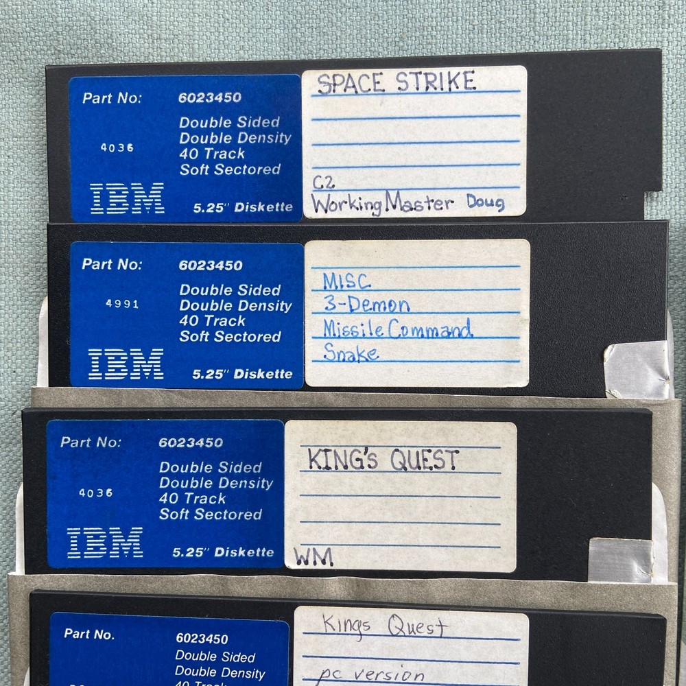 Game Lot Space Strike Kings Quest Missile Command Atari Pitstop Night Mission