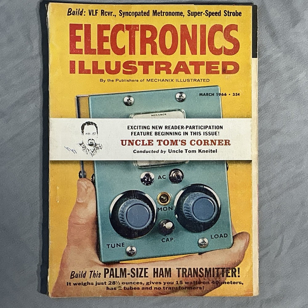 Electronics Illustrated Magazine March 1966 Vintage