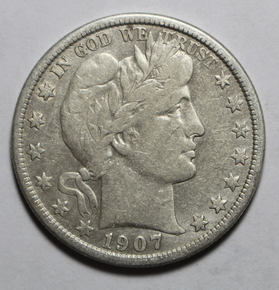 1907 Barber Half Dollar M25