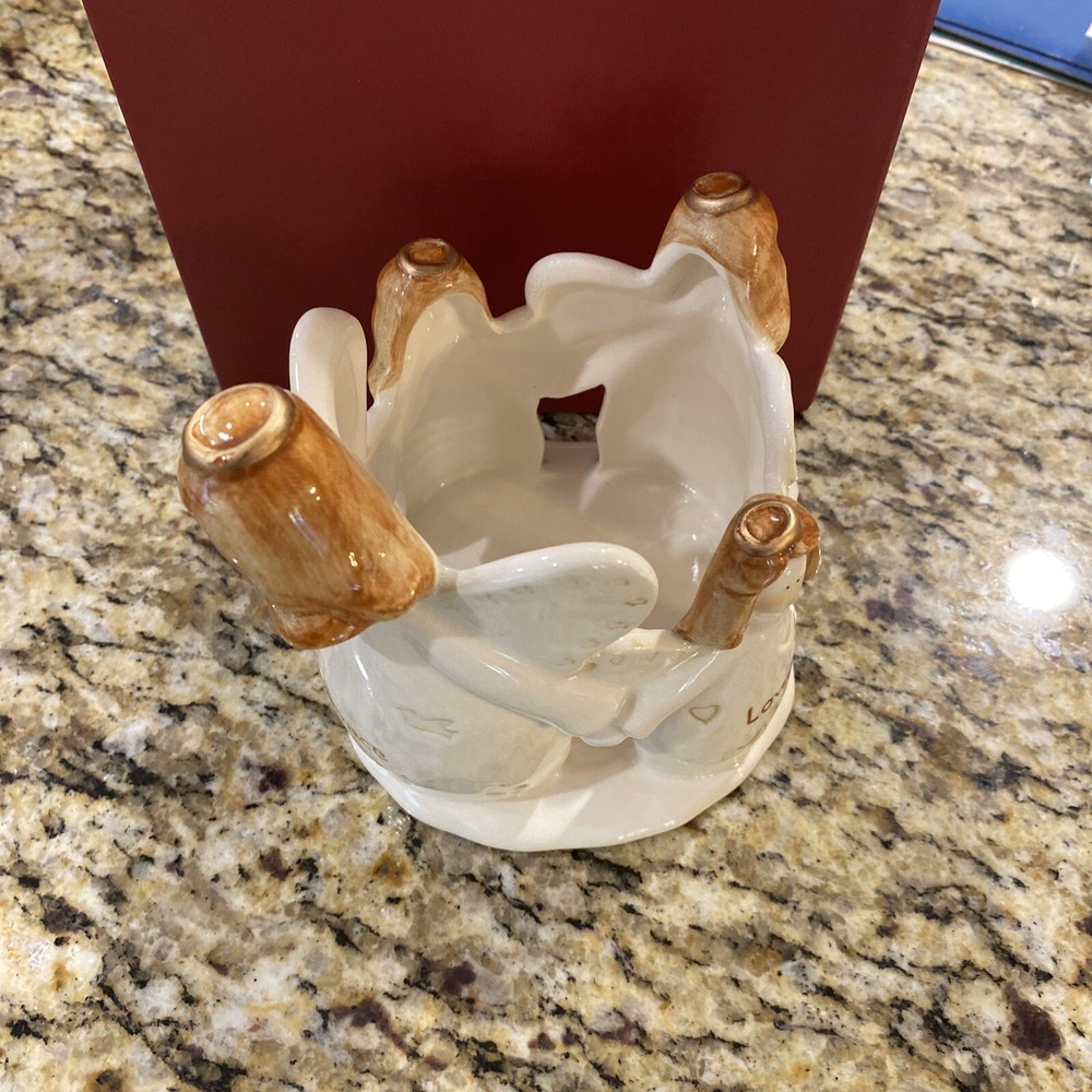 Christmas angels candleholder