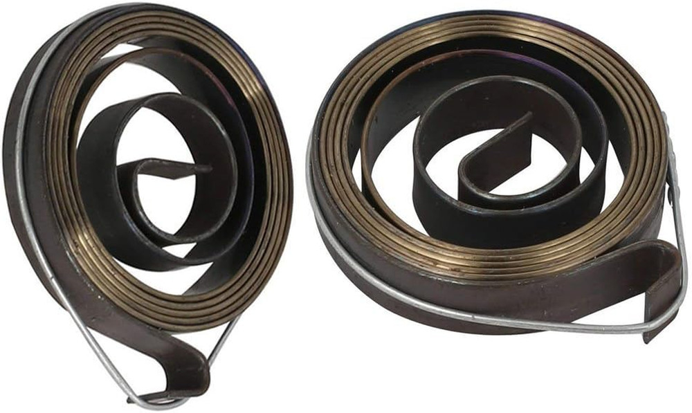 2Pcs 8mm Width Metal Drill Press Quill Feed Return Coil Spring Assembly, 35 x 8m