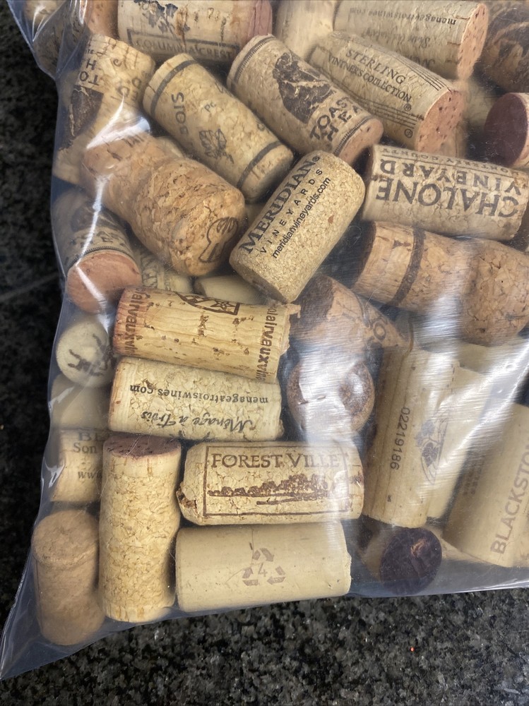 Lot of 120 Wine Corks - Various Brands