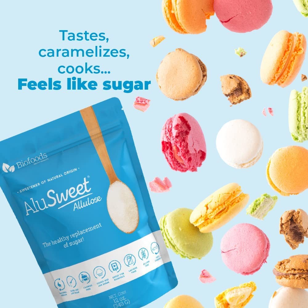 Alusweet 2-Pack Kit Includes (1) Allulose Zero Calorie Sweetener & (1) Allulo...