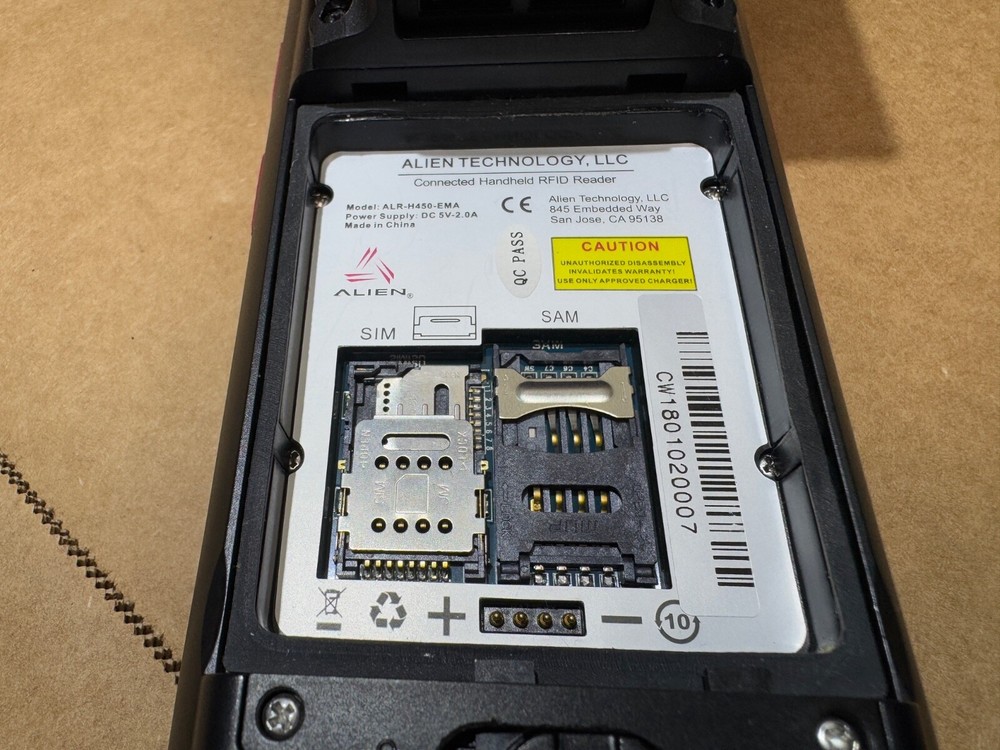 ALIEN [ALR-H450] HANDHELD RFID READER MOBILE BARCODE SCANNER [RFB/SCANNER ONLY]