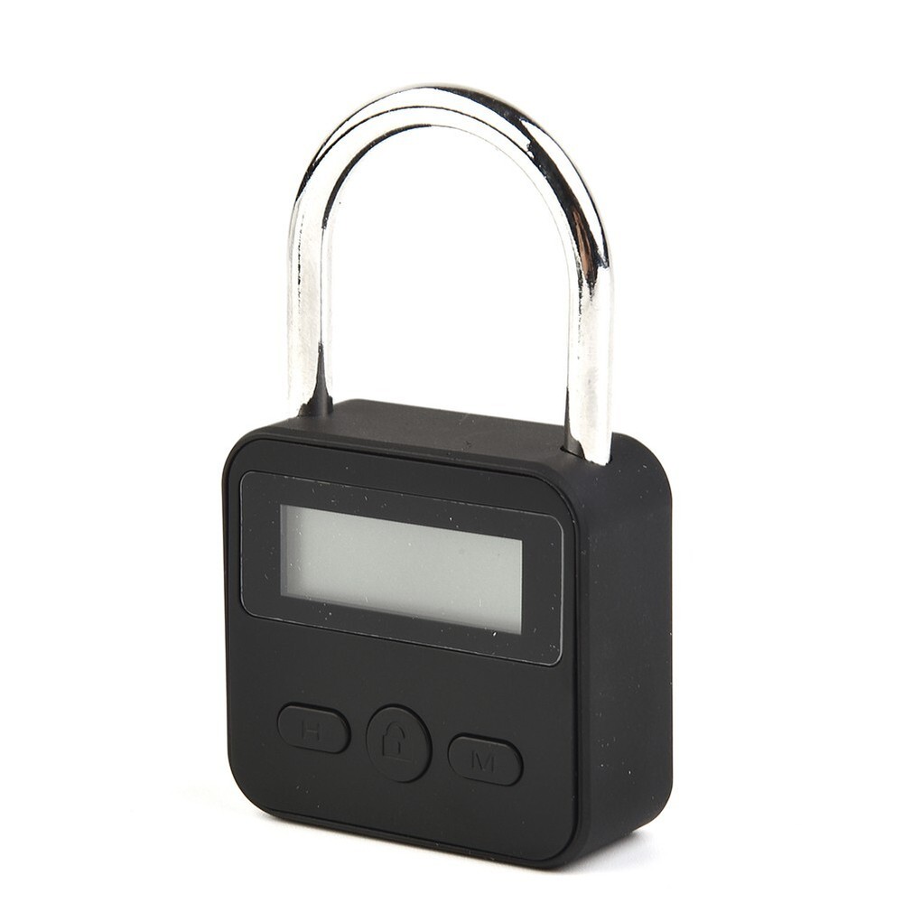 Timing Padlock Metal Timer Lock 99 Hours Max Home Security Multi Function