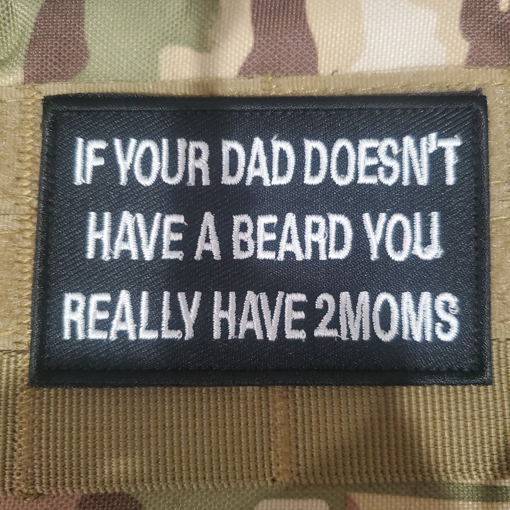 FUN SARCASTIC DAD Tactical Morale Patch Hook and Loop