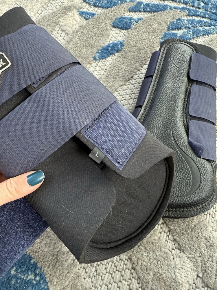 Lemieux Grafter Brushing Boot - Navy Large