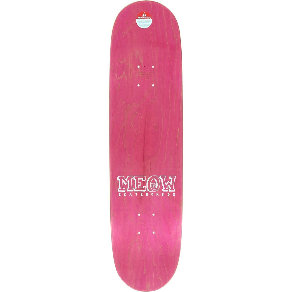 Meow Skateboards Logo 8.25" Skateboard Deck + griptape