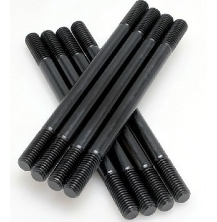 Kibblewhite Black Cylinder Studs 8 pc Kit Harley Dyna Glide 92