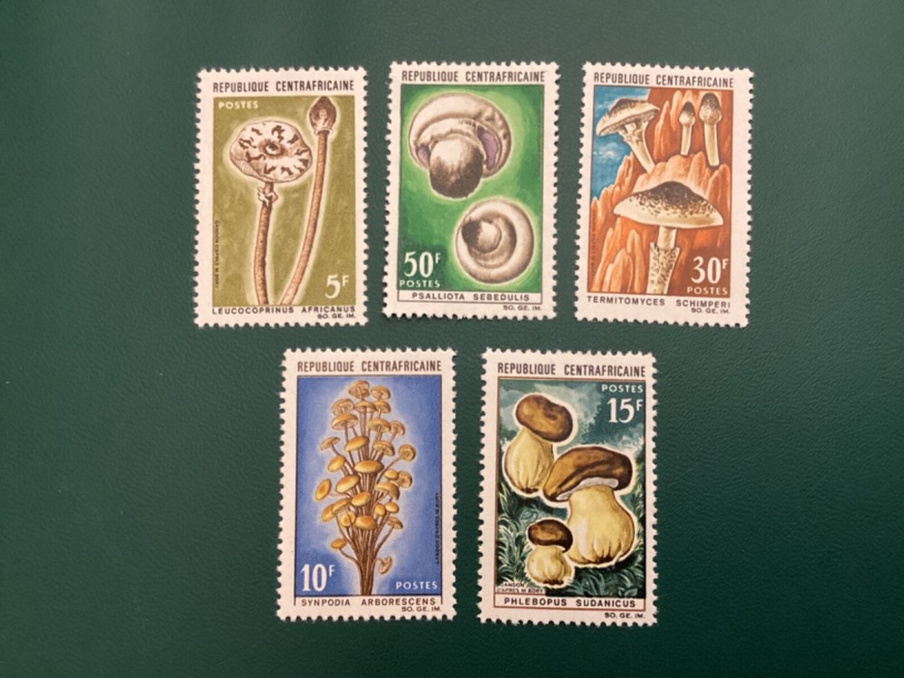 Central Africa 81-85  VF LH Mushroom