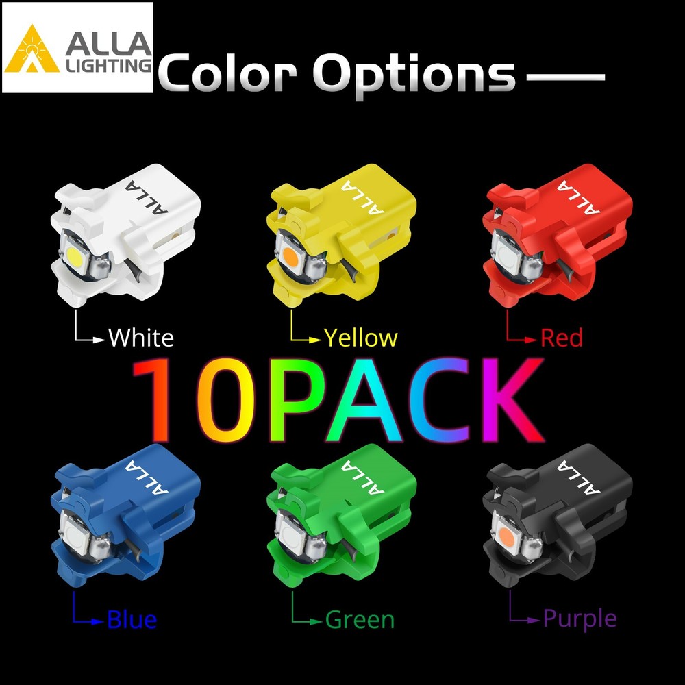 LED Instrument Cluster Bulbs and Sockets Dash Lights Gauge Cluster Bulb for Ford