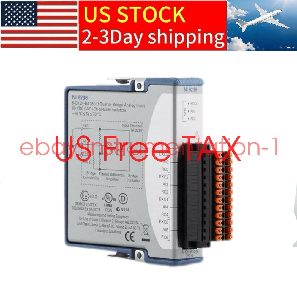 1*pcs National Instruments NI 9236 cDAQ Strain / Bridge Analog Input Module
