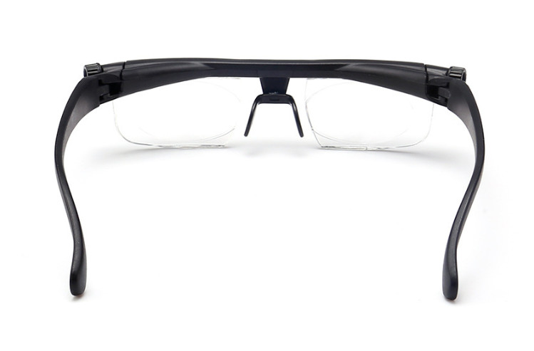 Dial Adjustable Glasses Variable Focus For Reading Distance Vision Eyeglasses