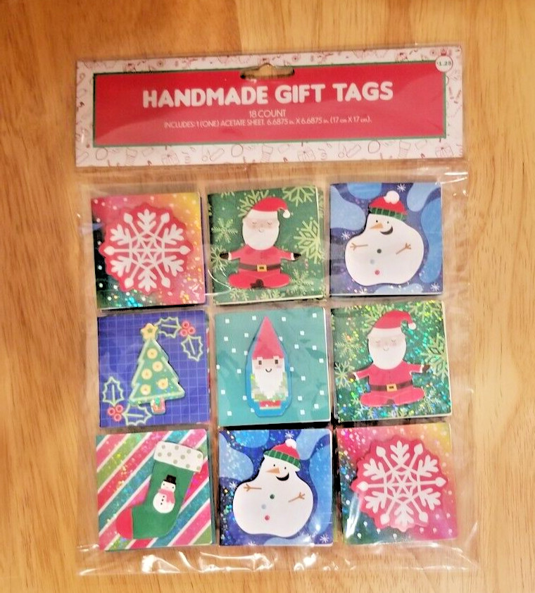 Gift Tags Holiday General Anyone Any Age 18 Count Pack Dimensional