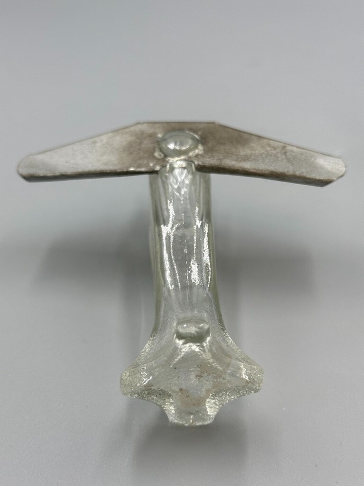 c 1940 AIRPLANE Patent 113053 Glass CANDY CONTAINER A&E 4