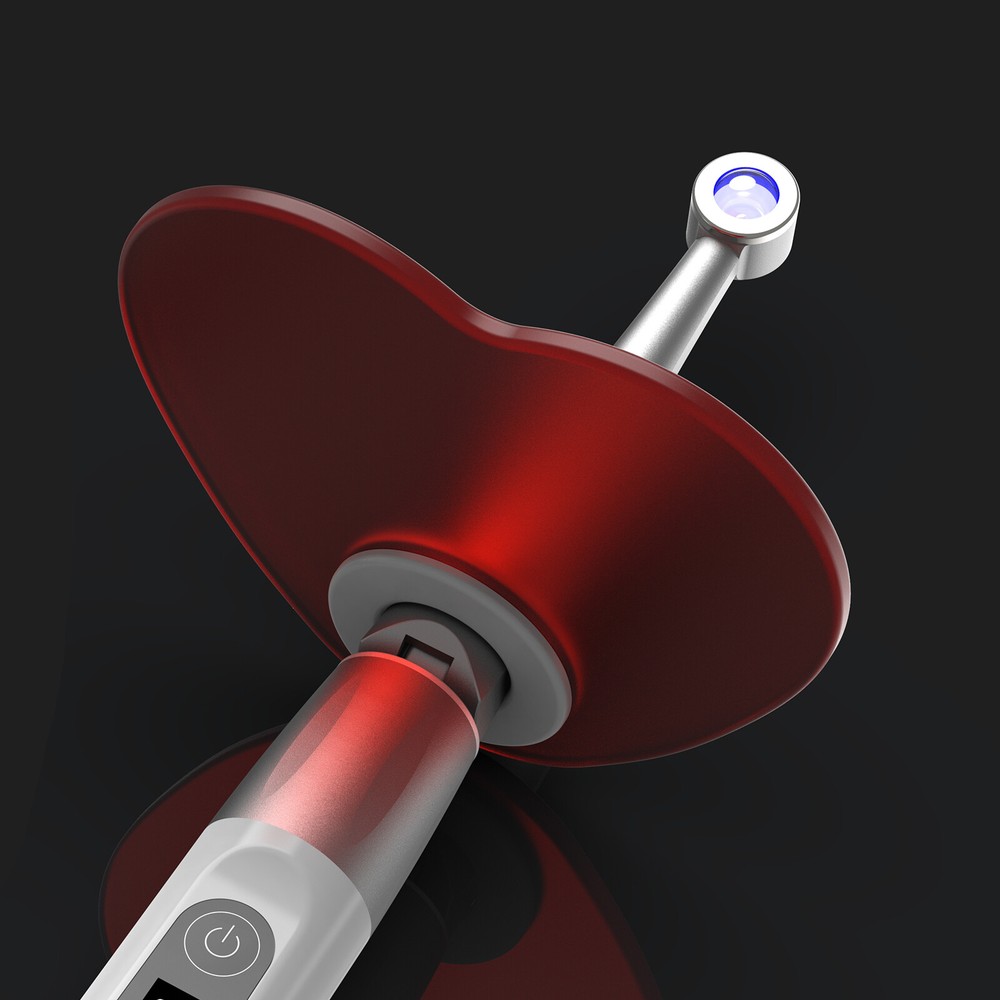 Dental Wireless 10W LED Curing Light 1 Second Curing Flexible Head C25 Plus USA
