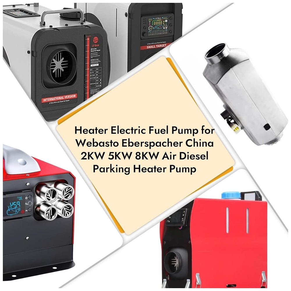 Diesel heater fuel pump, 12V 22ML quieter gas air heater electric fuel pump, use