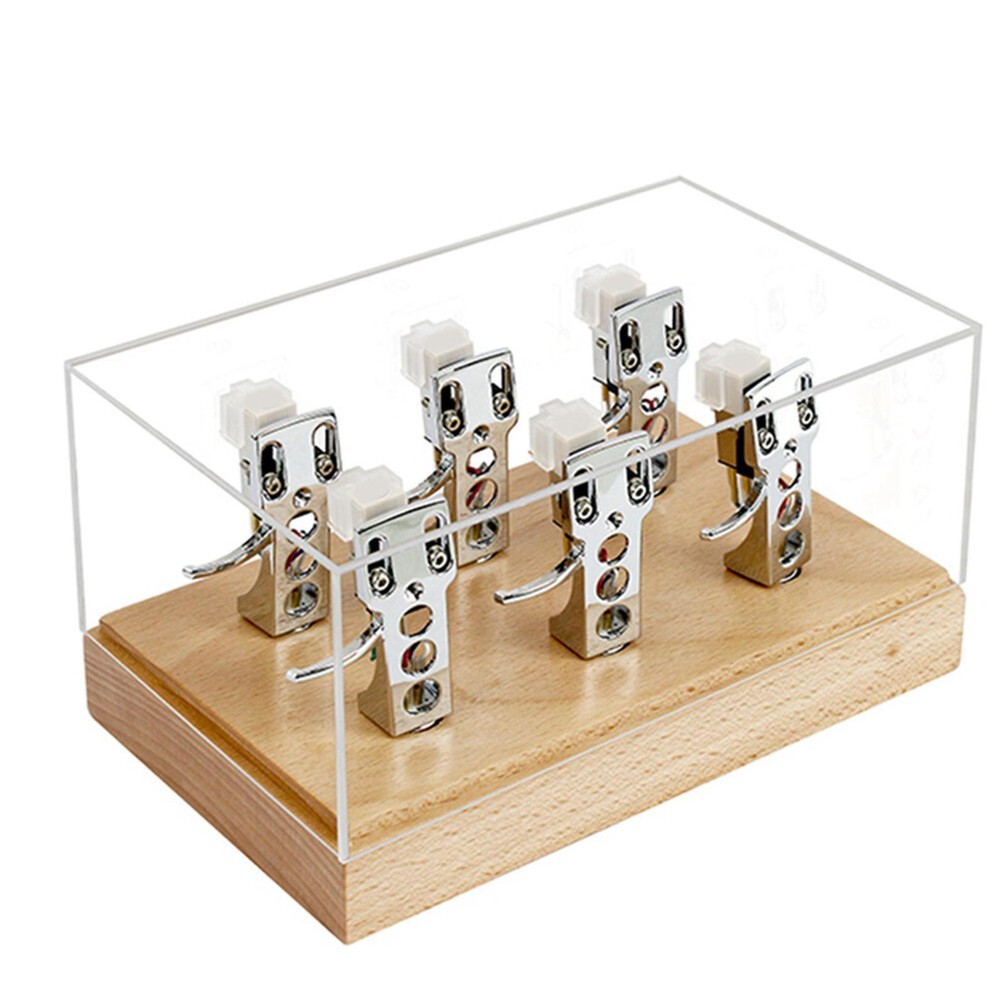 2PCS Clear Turntable Headshell Storage Box Accessory High End for Phonograph NEW