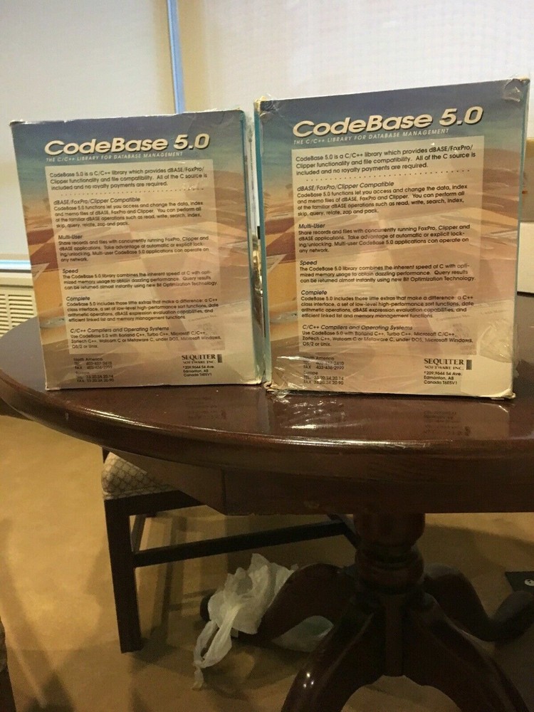 2 Brand New CodeBase 5.0. The C:C++ Library For Database Management.