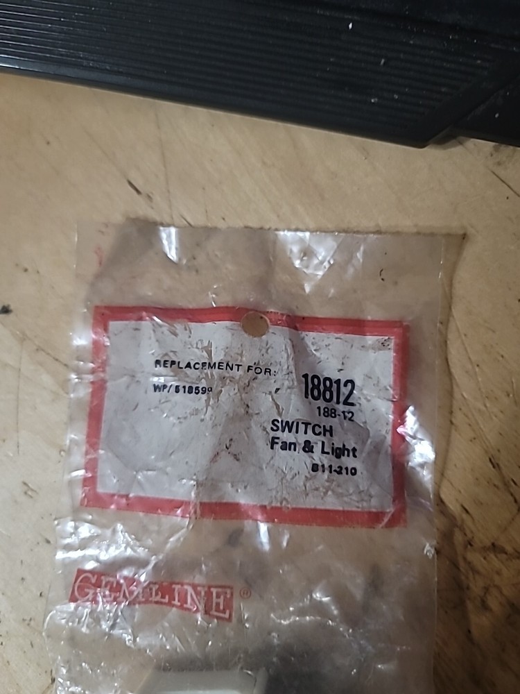 Genuine OEM Gemline Refrigerator Light Switch 18812