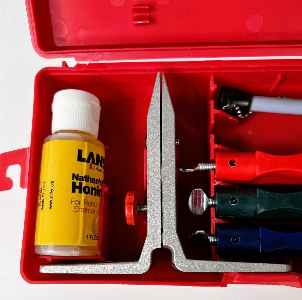 Lansky Deluxe Stone Sharpening System READ DESC
