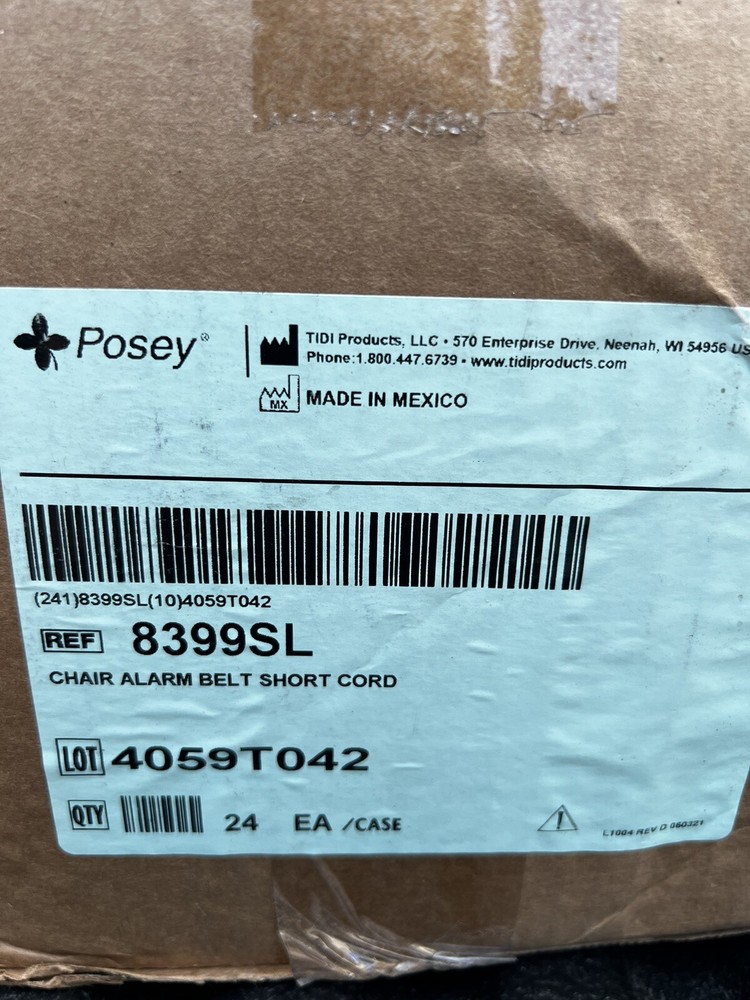 Sensor Belt For Chairs Posey HeadStart Notification Belt 8399SL