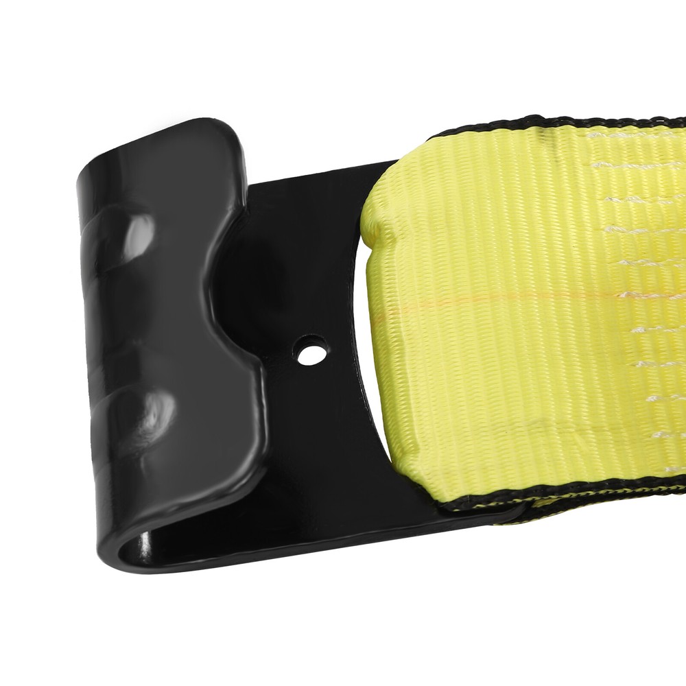 10 Pack 4" x 5' Winch Tie Down Straps with Flat Hook for Heavy Duty Use