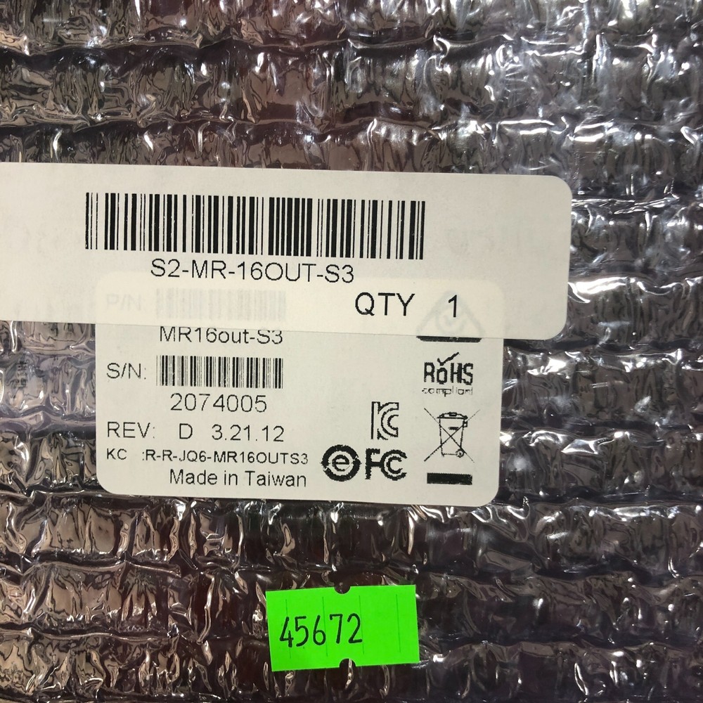 MERCURY/Lenel S2-MR-16OUT-S3 OUTPUT MODULE