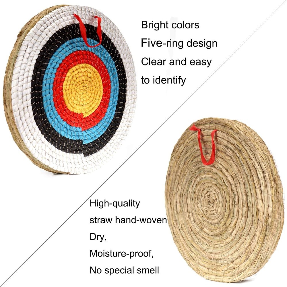 Archery Target - Backyard Straw Archery Target for Recurve Compound or Longbo...