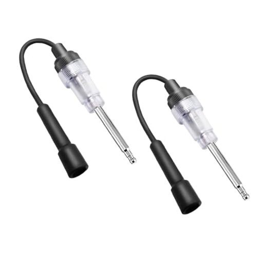 Car Inline Spark Plug Tester, Automotive Engine Ignition Spark Plug Light 2 PCS