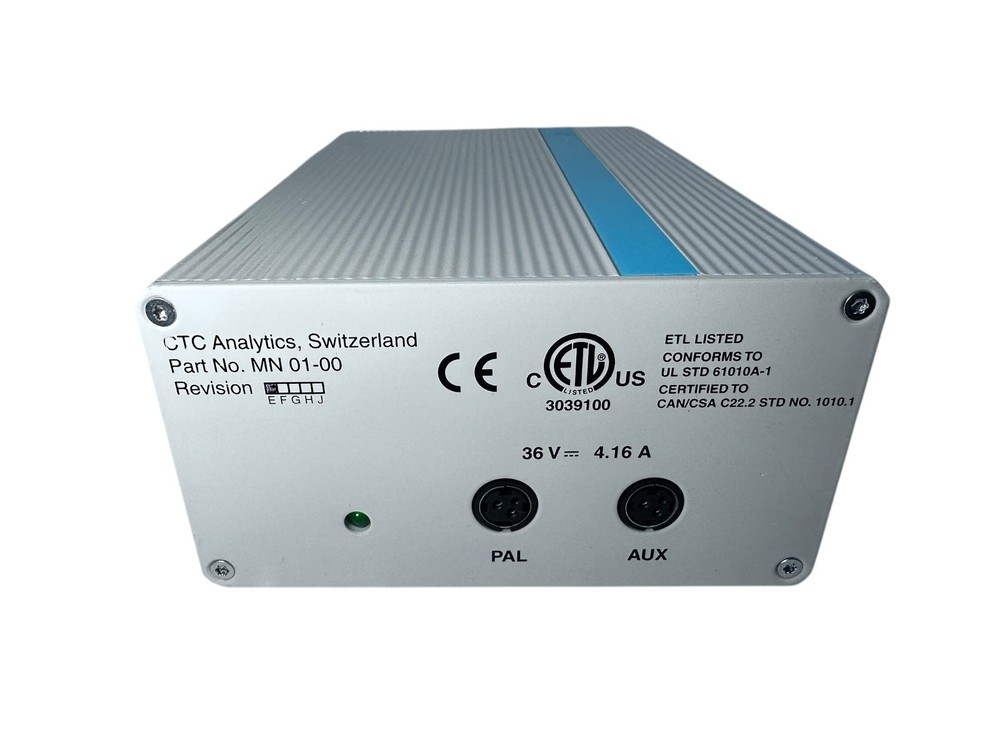 CTC Analytics MN 01-00 Power Supply for PAL/AUX System – Excellent Working Unit