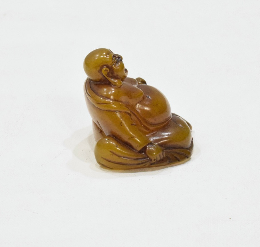 Buddha Carved Red Buddha Statue