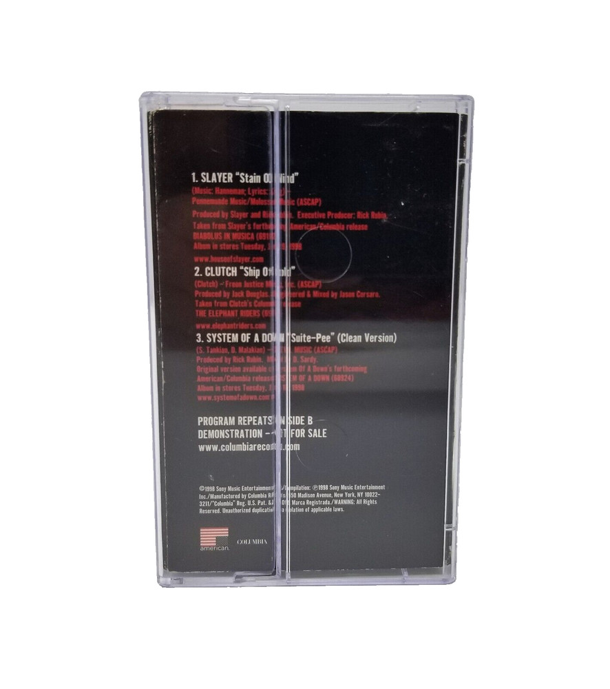 No Posts Cassette Tape Cases (5) Small Clear Plastic Storage Box