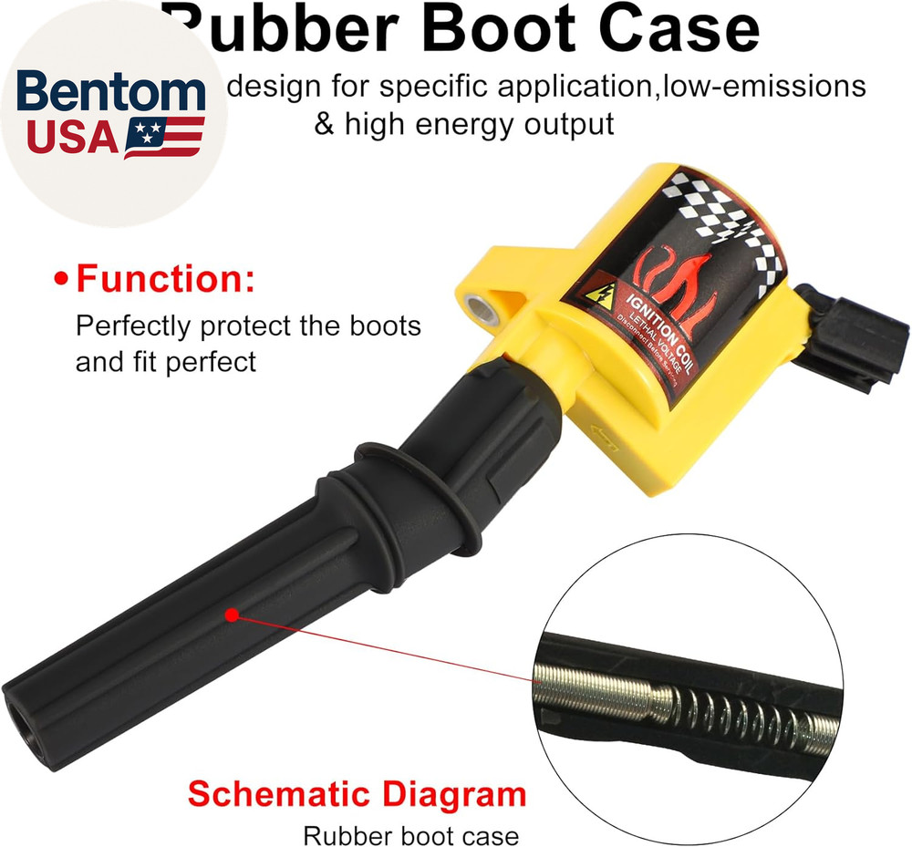 DG508 8 Pack Ignition Coils High Performance Multispark Blaster Epoxy 15% More E