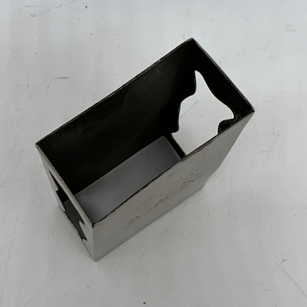 Vintage German Silver Match Box Holder CB&M
