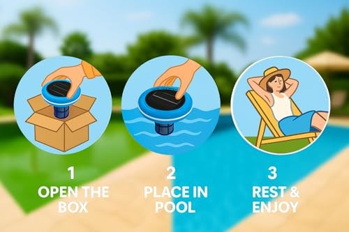 Solar Pool Maid Mineral System – Solar-Powered Floating HIGH CAPACITY SYSTEM