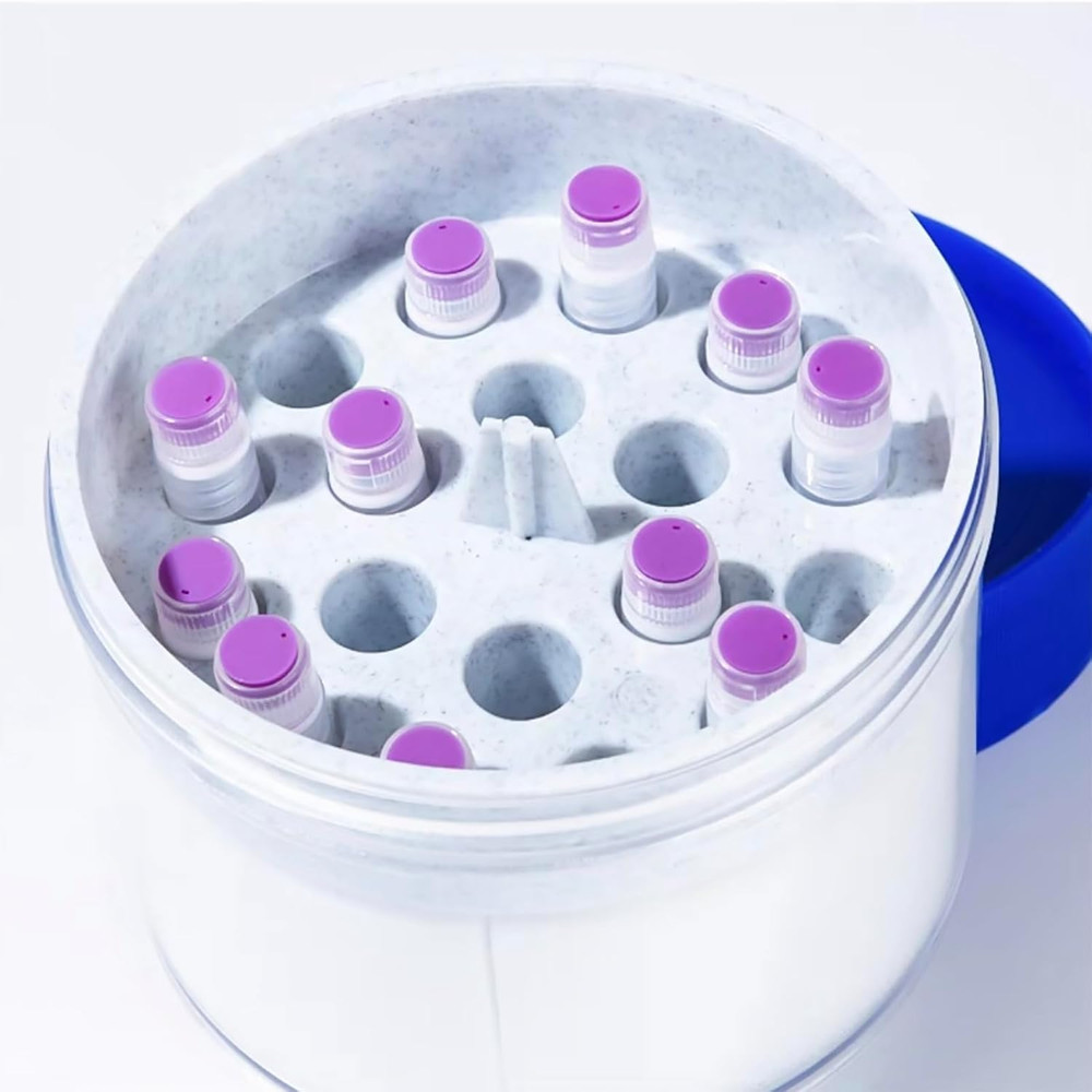 Cryogenic Storage Box - Cryogenic Vials Freezing Container，Polycarbonate Jar 18