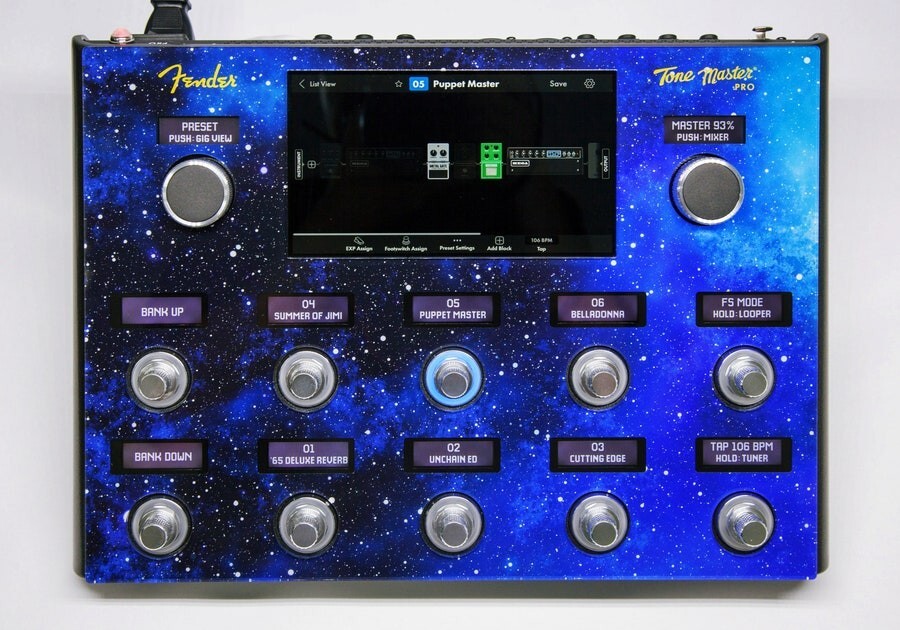 Fender Tone Master Pro Premium Acrylic Protective Cover Space Blue