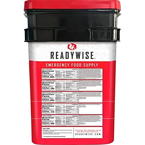 ReadyWise 124 Serving Ultimate Preparedness Pack, 25 Year Shelf Life,