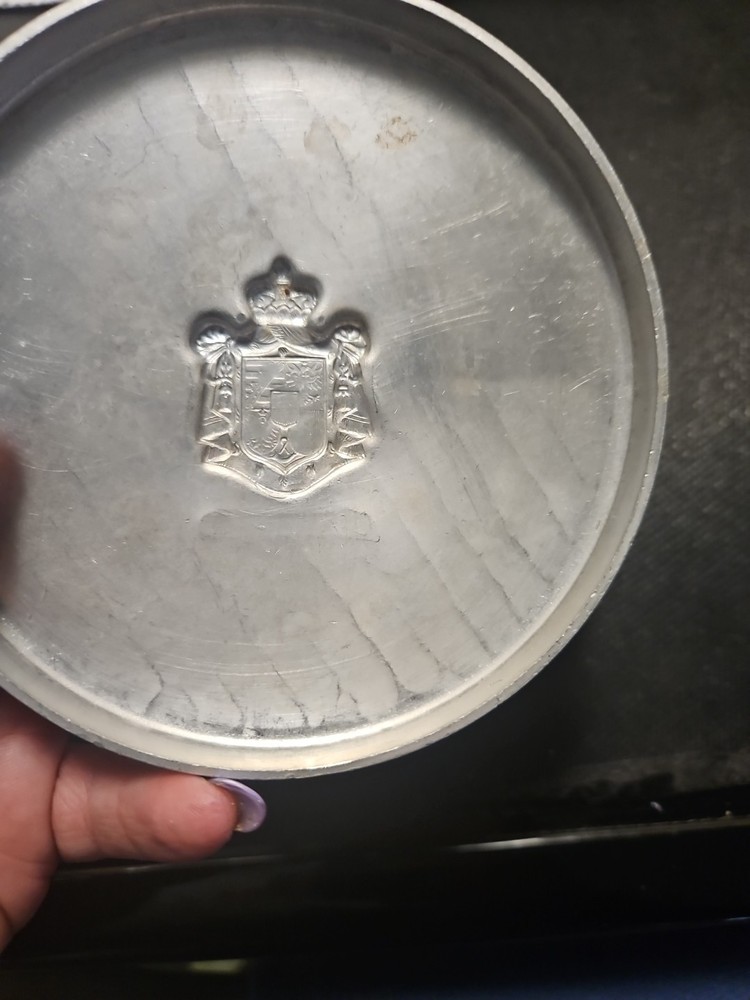 LIECHTENSTEIN SILVER CANISTER WITH LID