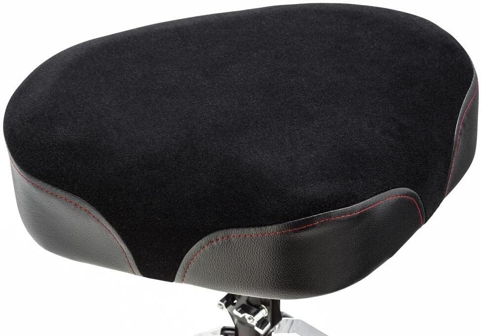 Gibraltar Pro Throne Drum Set Seat Oversized Saddle Padded