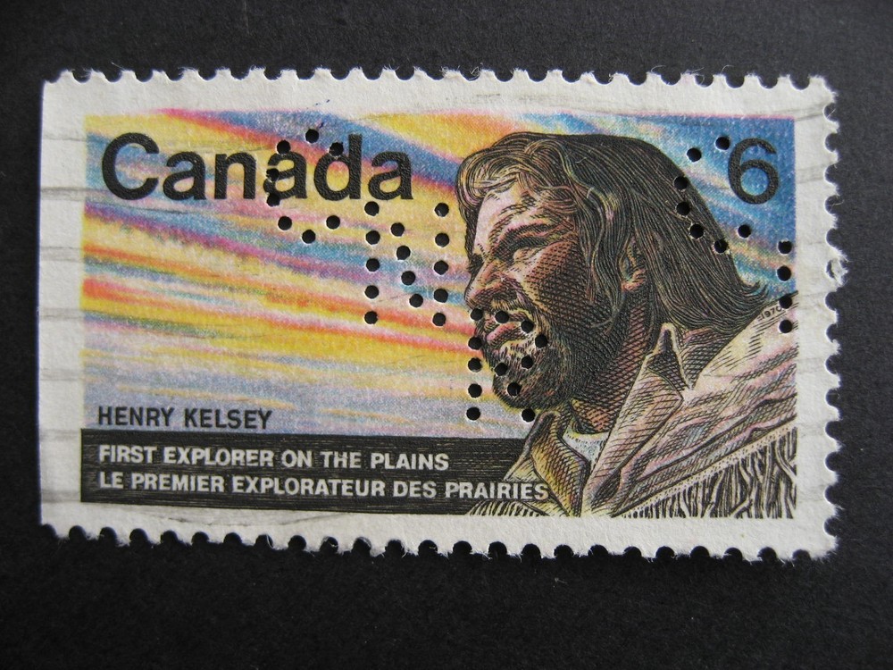 Canada perfin CNR in Sc 512 used