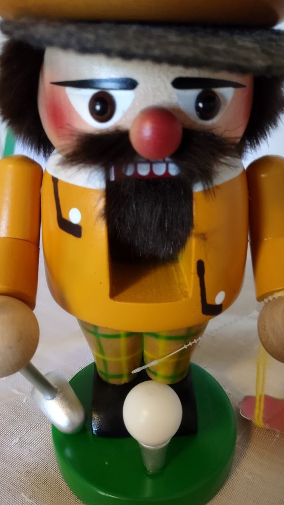 Steinbach Original Nutcracker Golfer Made in Germany 9.5"