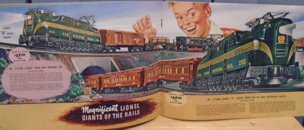 ORIGINAL 1948 LIONEL CATALOG MISSING FRONT AND BACK COVERS