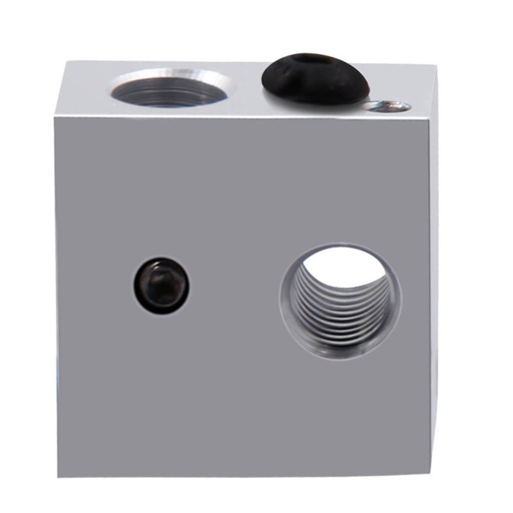 4pcs 3d Printer Heating Block 3d Printer Heater Block (Silver) 3D printer heater
