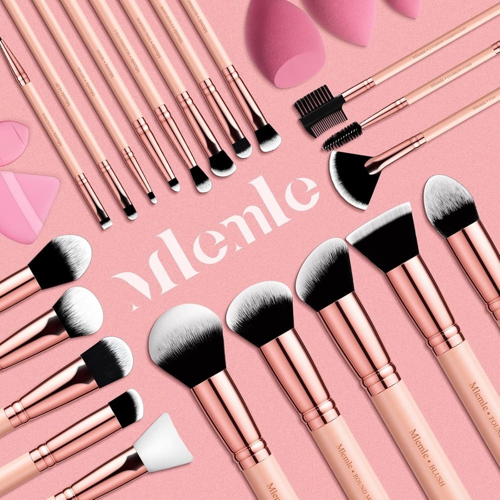 Makeup Brushes Set, Professional 26 Pcs Makeup Kit, Include Foundation Powder B