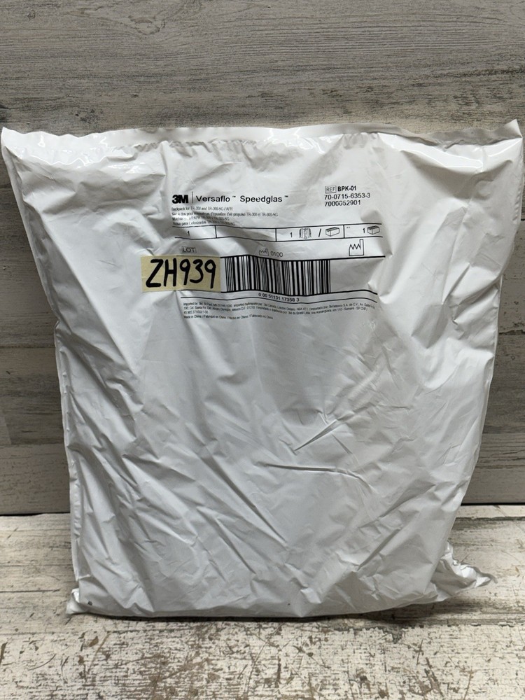 3M BPK-01 3M Versaflo Back Pack New