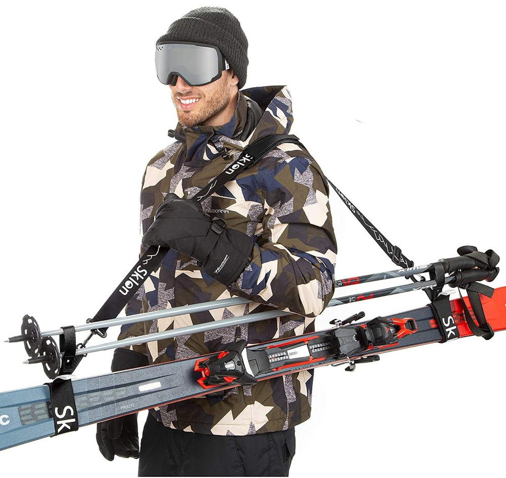 Sklon Ski Strap and Pole Carrier | Avoid the Struggle and Effortlessly Transp...